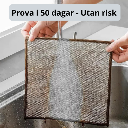 Stålduken – ⚡Ta bort bränt fett och ingrodd smuts på sekunder